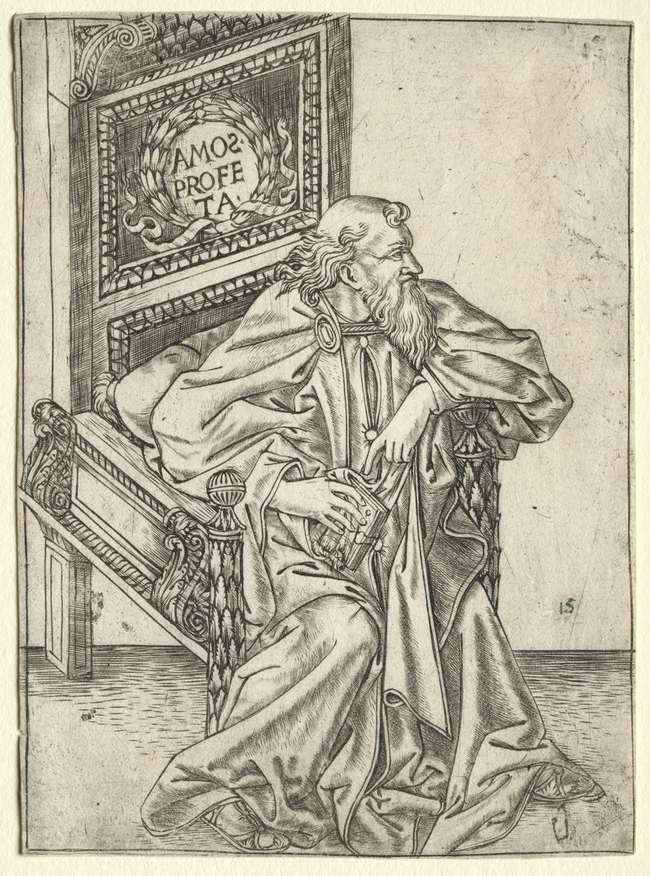 Les Prophètes : Amos - attributed to Baccio Baldini