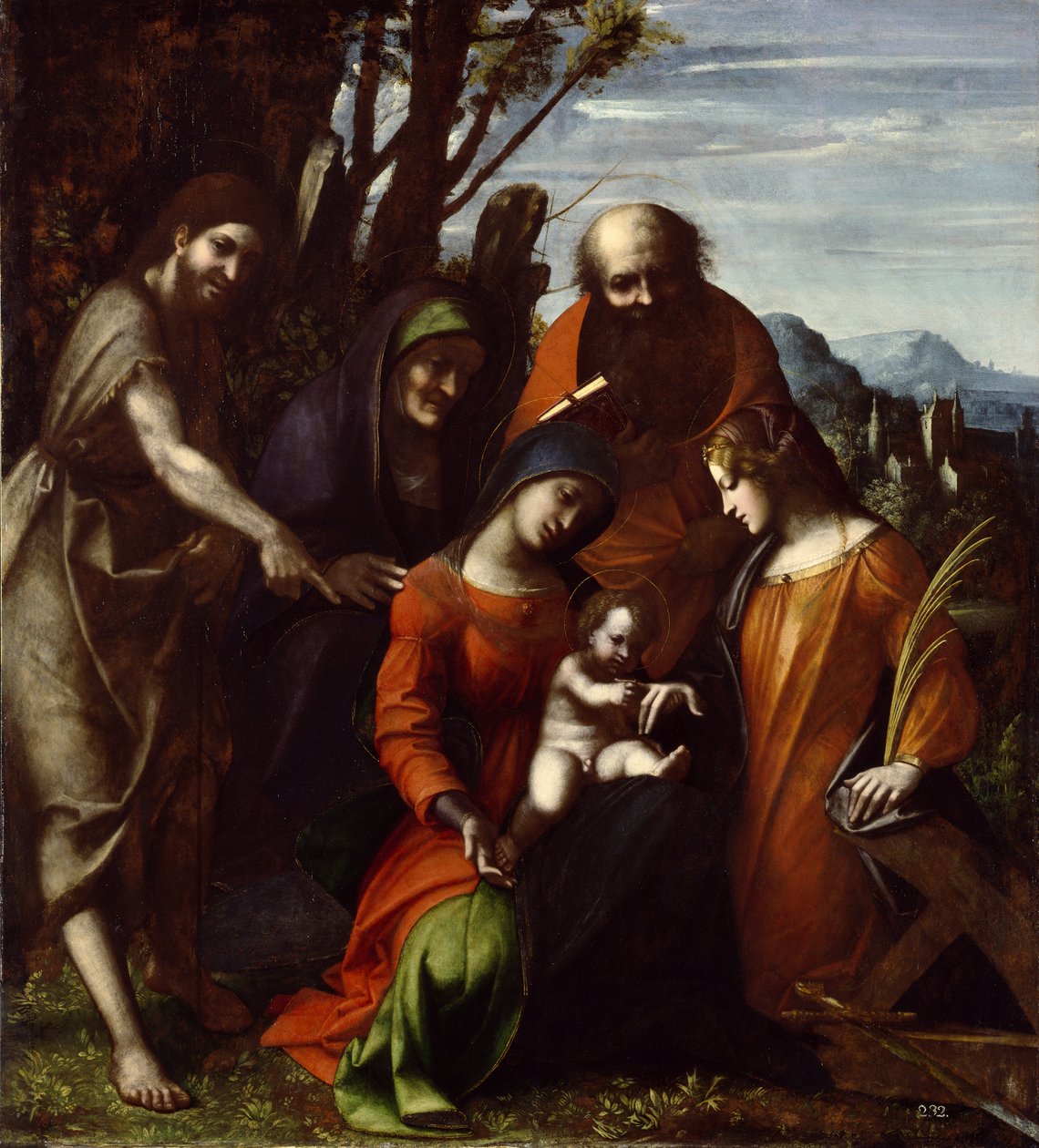 Le mariage mystique de Sainte Catherine - Antonio da Correggio