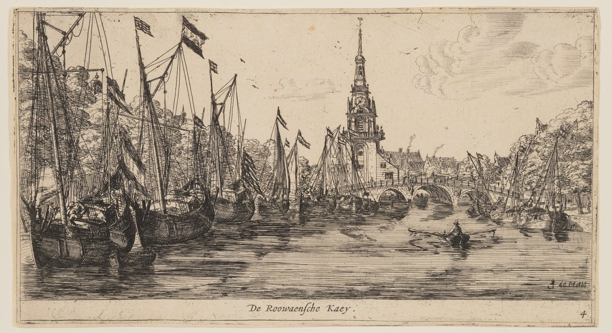 De Roowaensche Kaey, extrait de Vues d