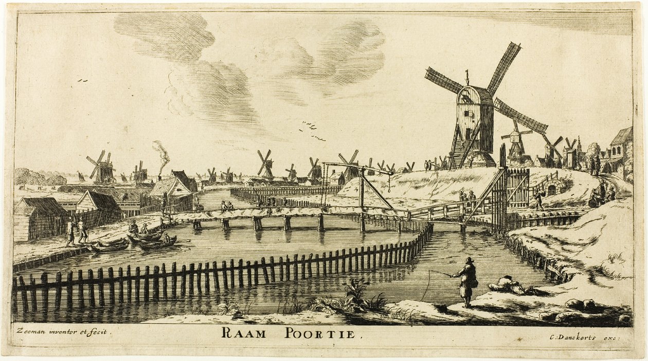 Porte de Raam, tirée des Huit portes de la ville d
