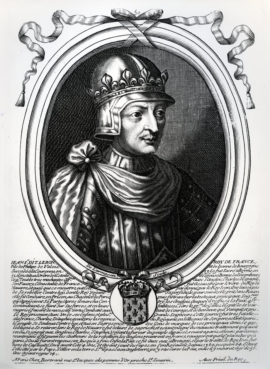 Jean II le Bon (1319-64) Roi de France, de 