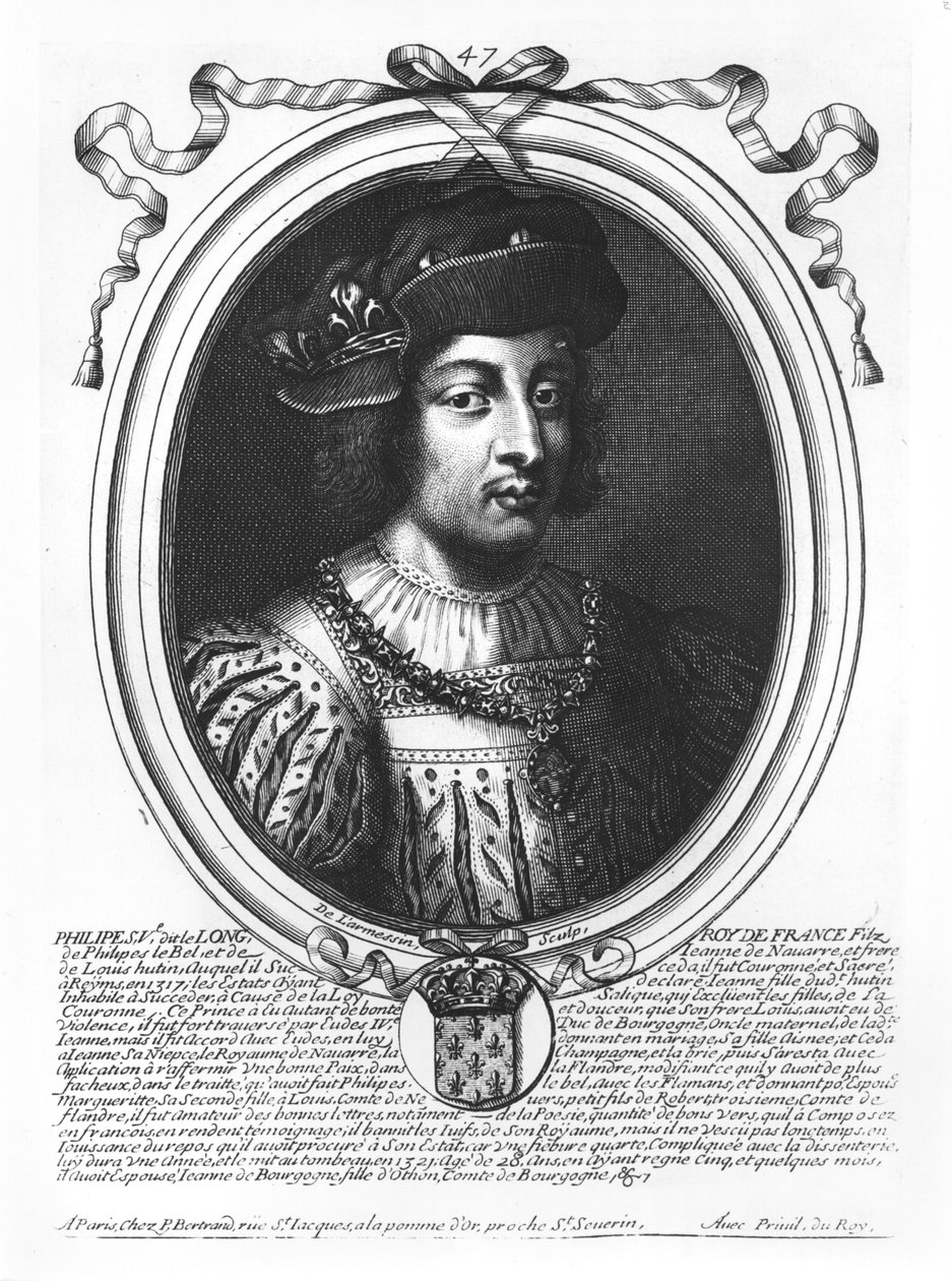 Philippe V le Long (c.1294-1322) Roi de France, de 