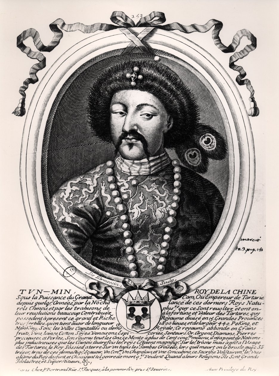 Tun-Min, Roi de Chine - Nicolas II de Larmessin