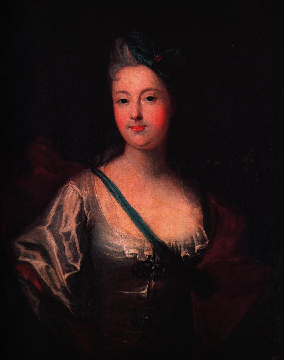 Portrait of Angélique Debargues - Ádam Mányoki