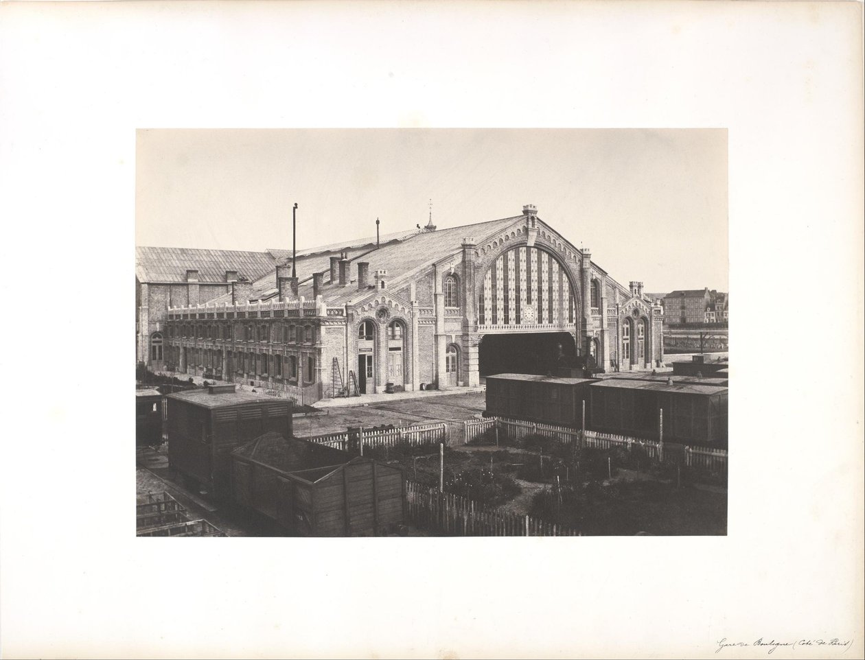 Gare de Boulogne, Côté de Paris - Edouard Denis Baldus