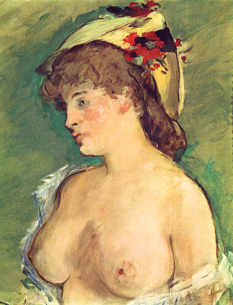Femme blonde aux seins nus - Édouard Manet