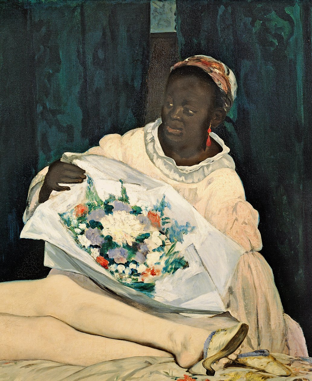 Olympia, 1863 (détail) | Édouard Manet | Estampe d'art
