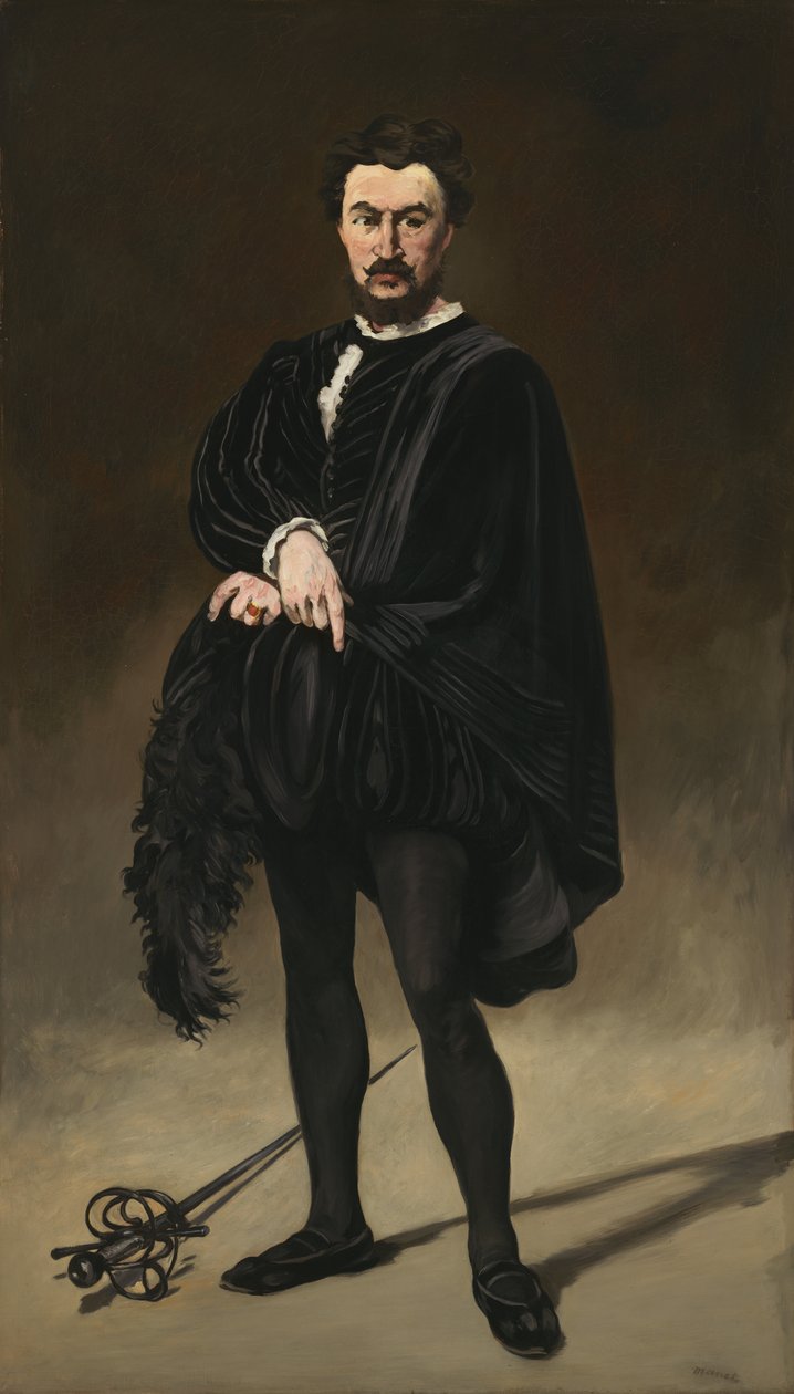 Philibert Rouvière en Hamlet - Édouard Manet