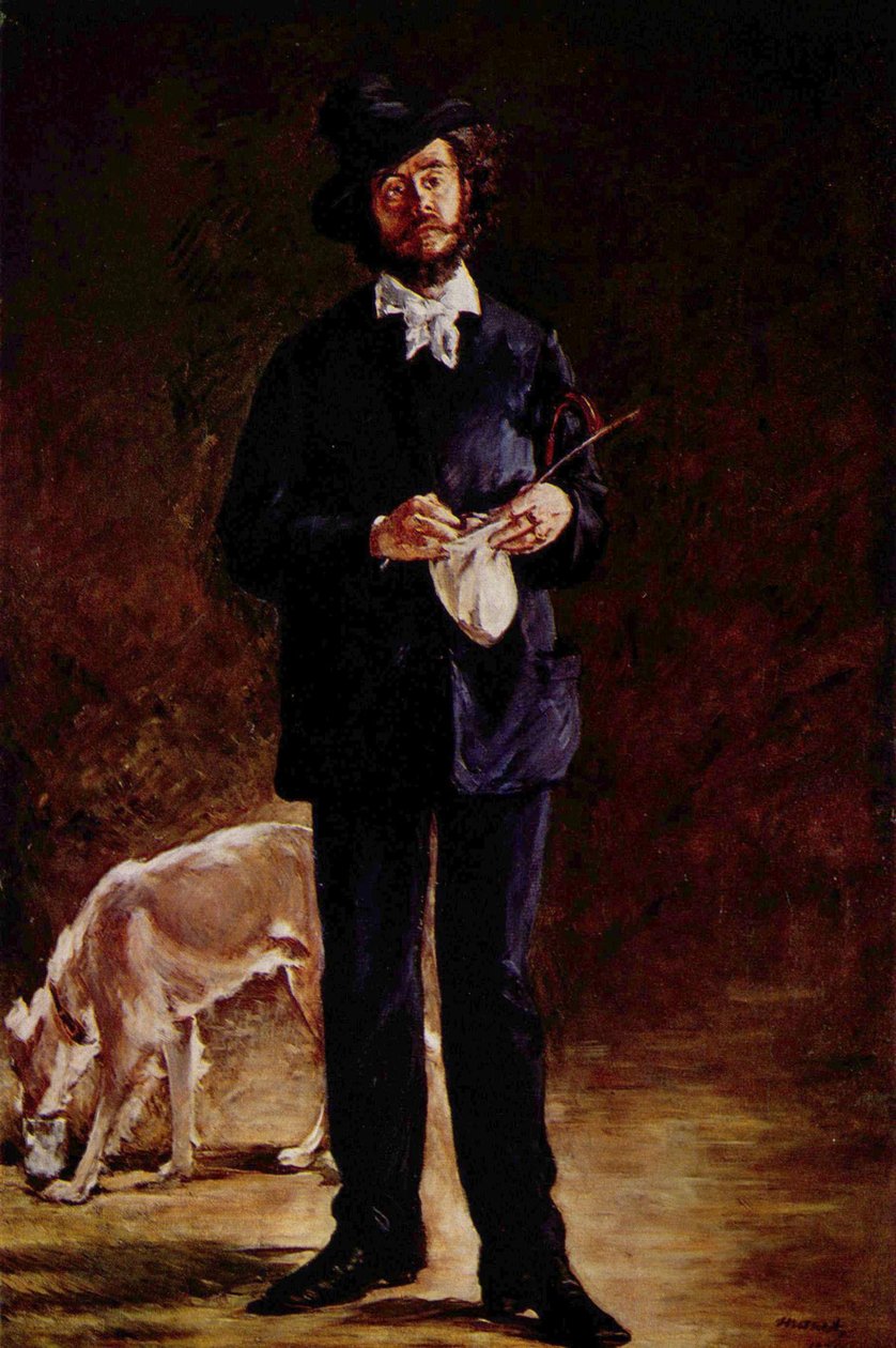 Portrait de Gilbert-Marcellin Desboutin - Édouard Manet