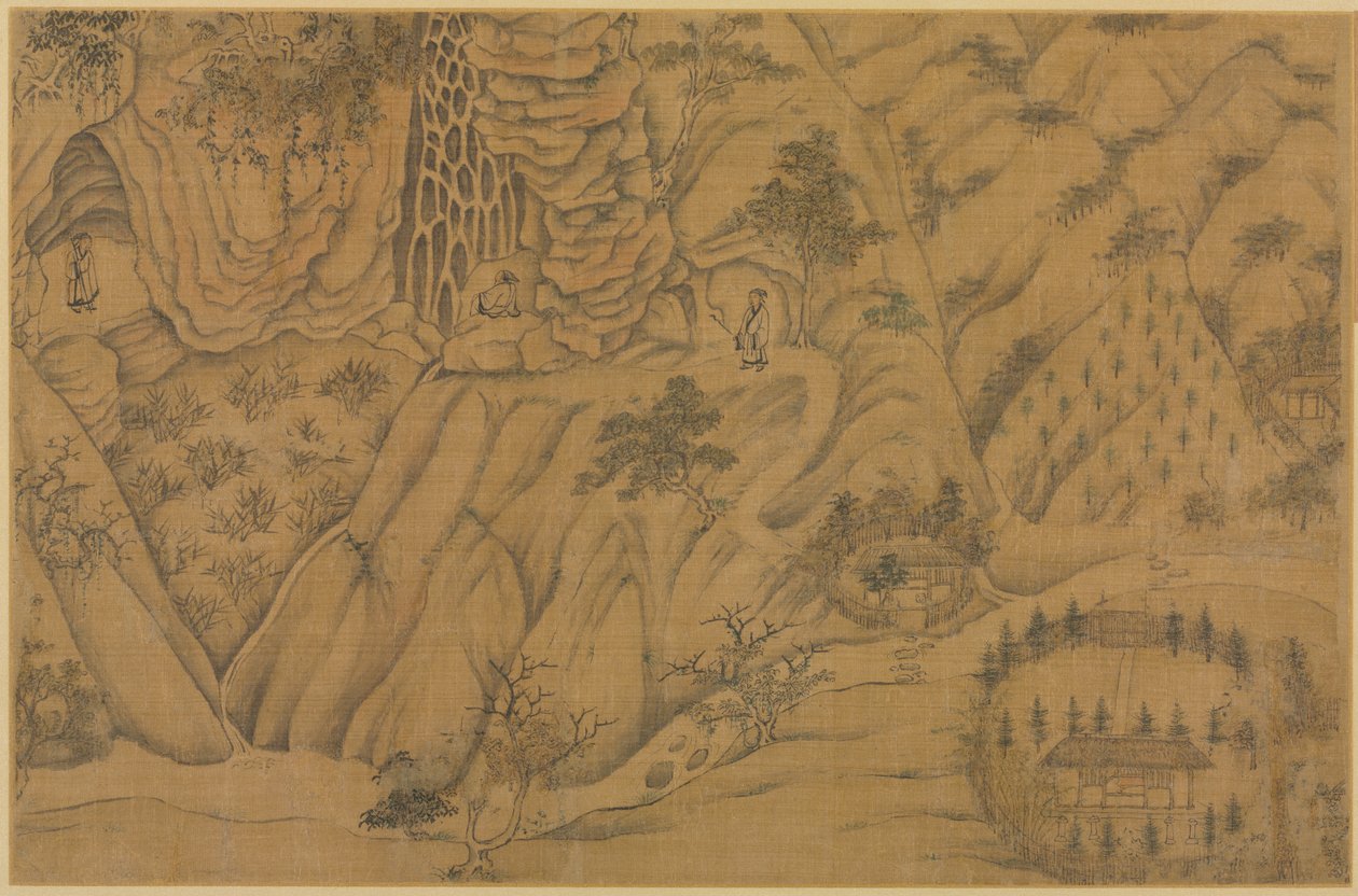 Habiter dans les montagnes de Longmian ("Dragon endormi") - follower of Li Gonglin