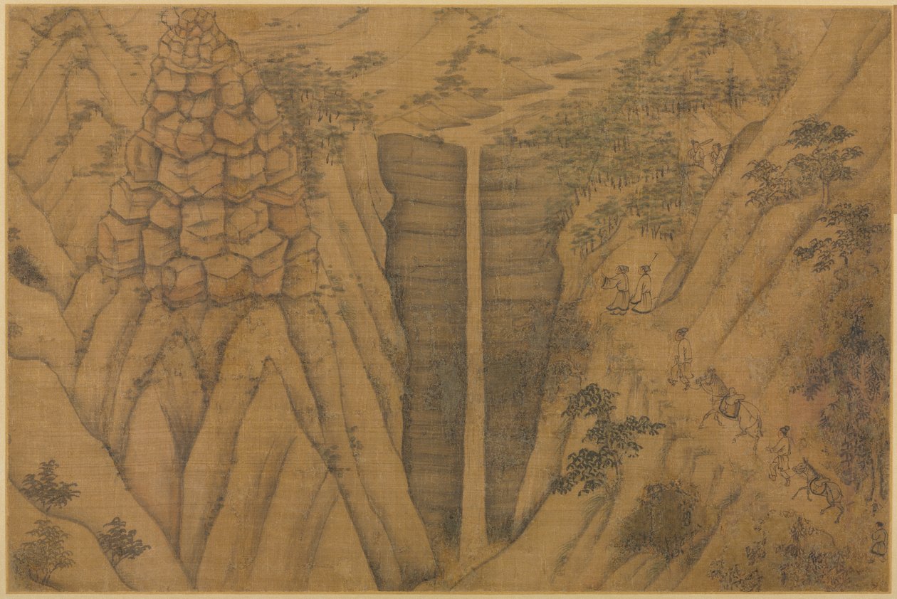 Habiter dans les montagnes de Longmian ("Dragon endormi") - follower of Li Gonglin