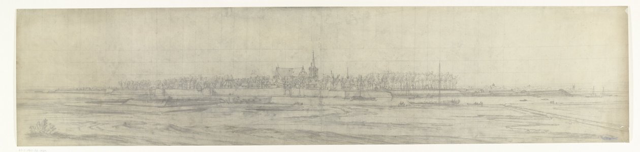 Vue de Grave, 1672 - frères Moreau