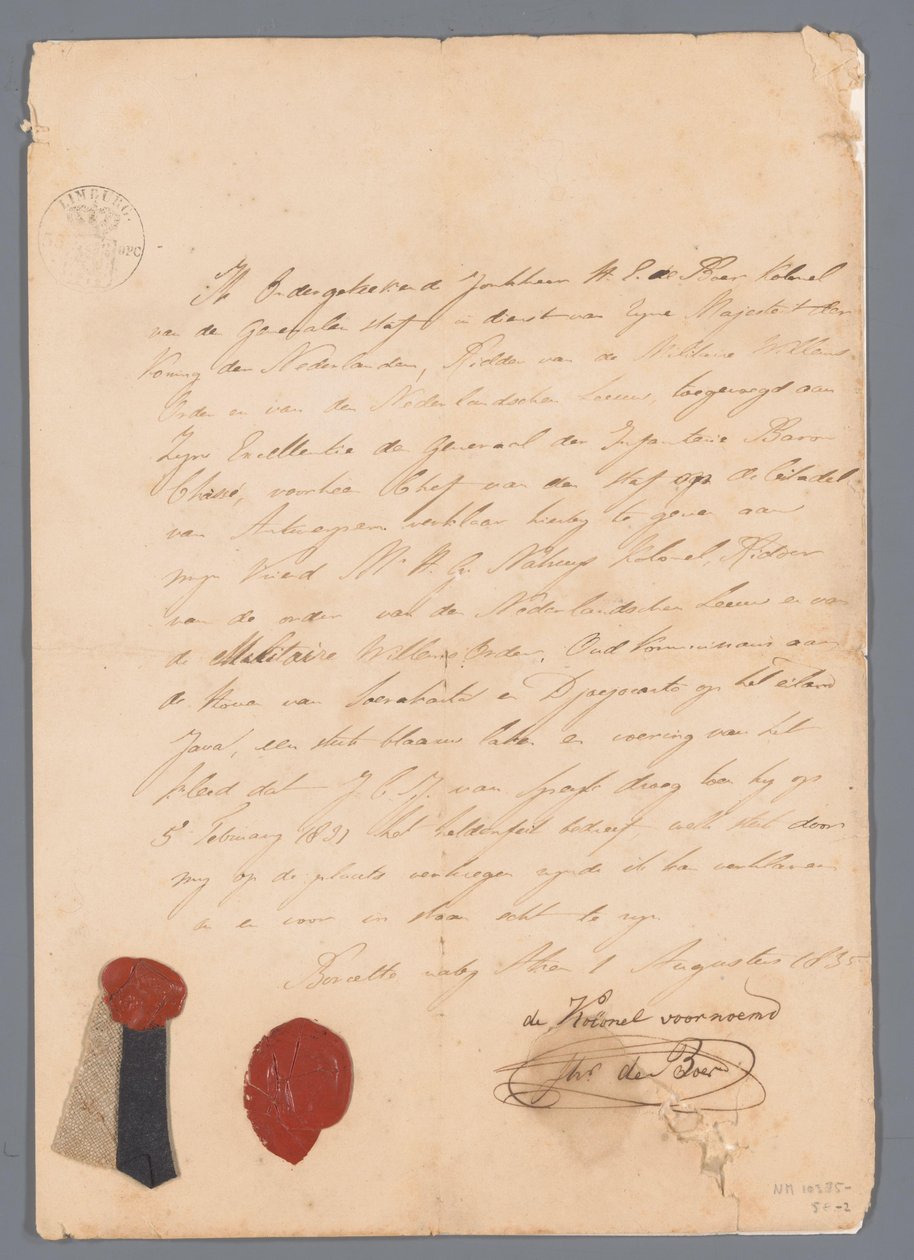 Morceau de tissu de l