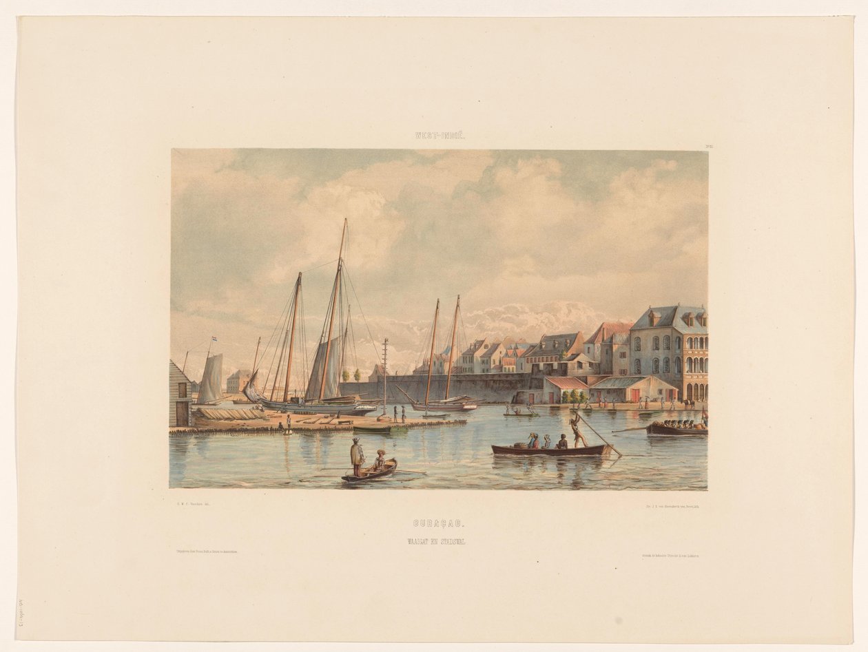 Waaigat et rempart de Willemstad - jonkheer Jacob Eduard van Heemskerck
