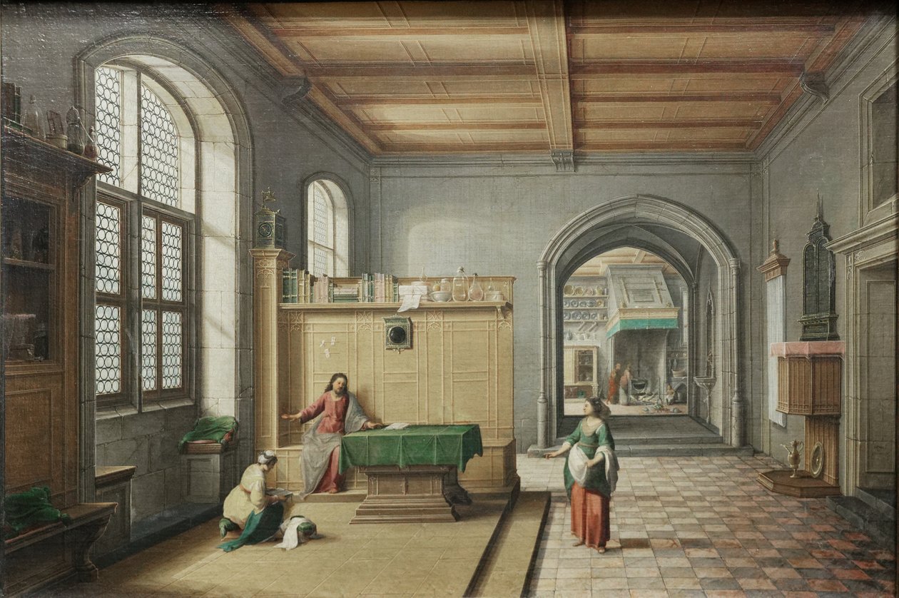 Jésus chez Marthe et Marie - Hendrik van Steenwyck