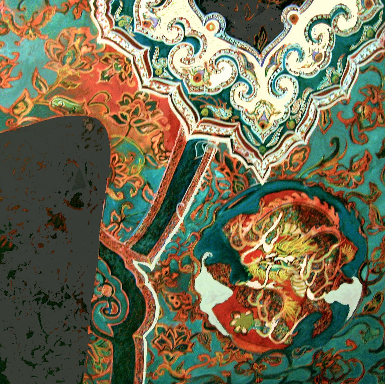 Veste chinoise, 2013 (techniques mixtes) - linda arthurs