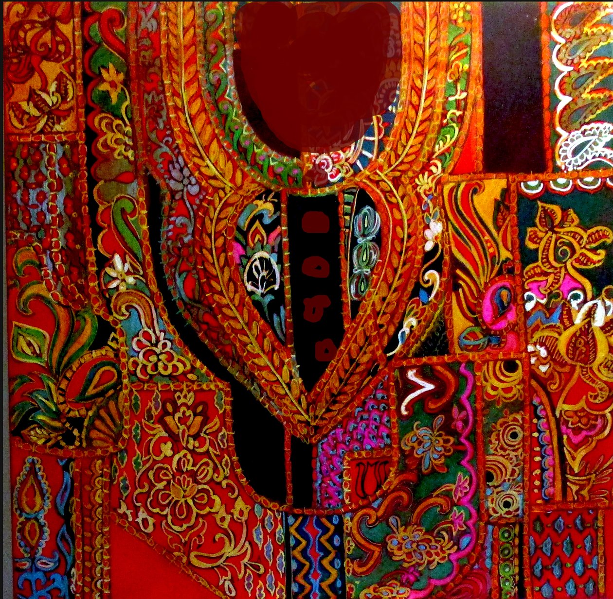 INDIA KURTA, 2017 (techniques mixtes) - linda arthurs