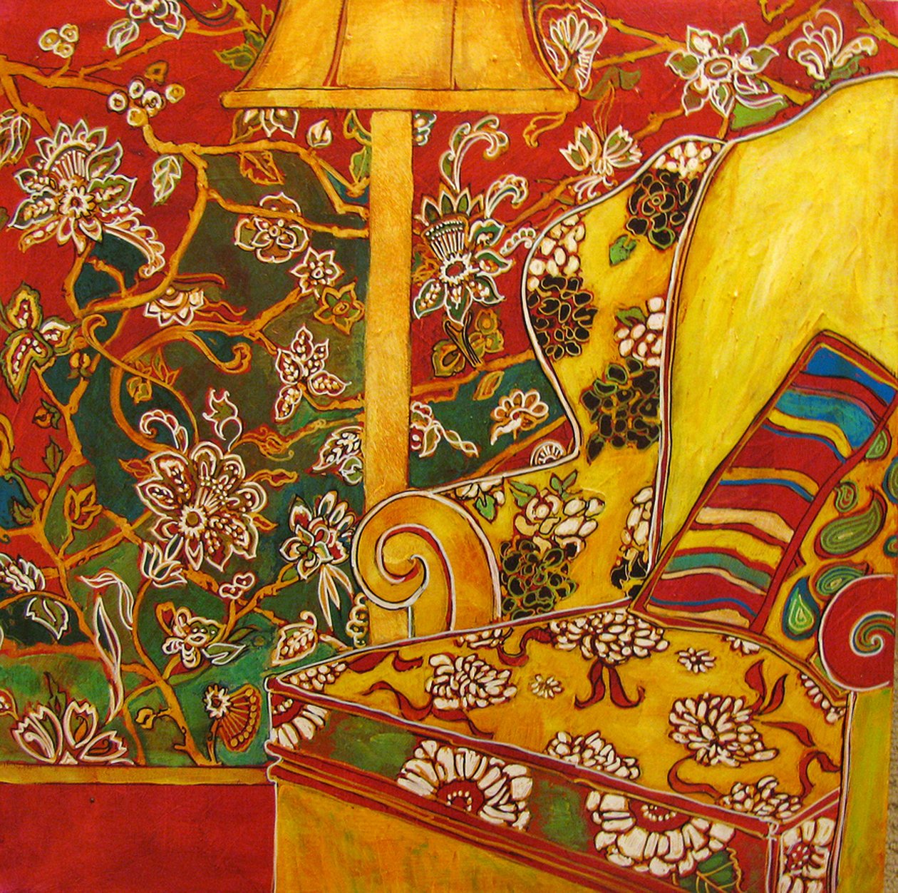 Chaise de salon, 2016 (technique mixte) - linda arthurs