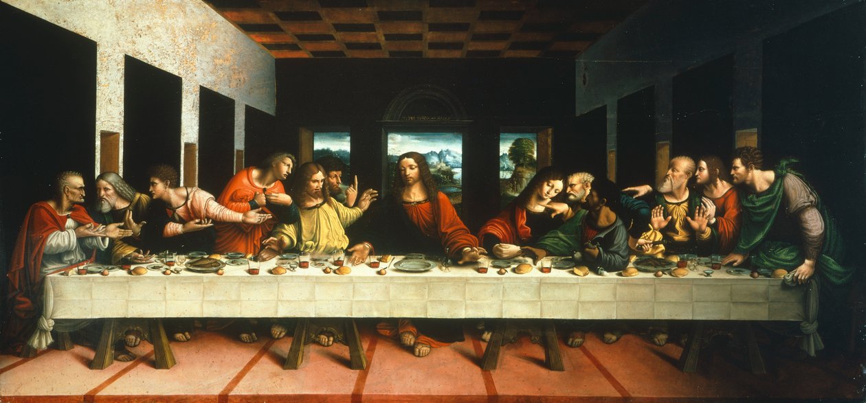 Copie de La Cène de Léonard de Vinci - or Magno Cesare Magni