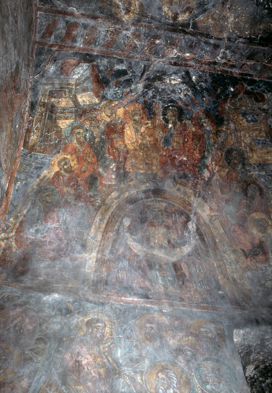 Saints, fresque au plafond de l