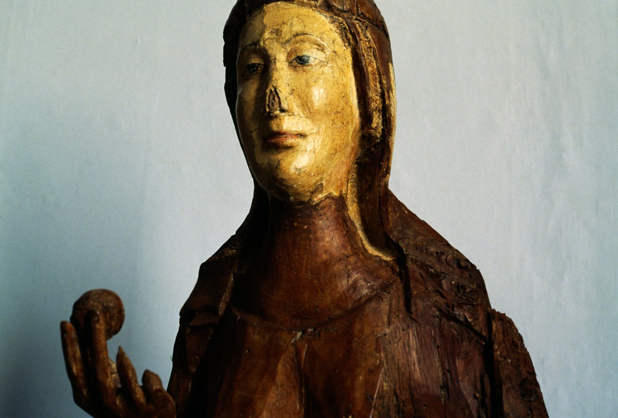 Figure féminine, statue en bois - Unbekannt Unbekannt