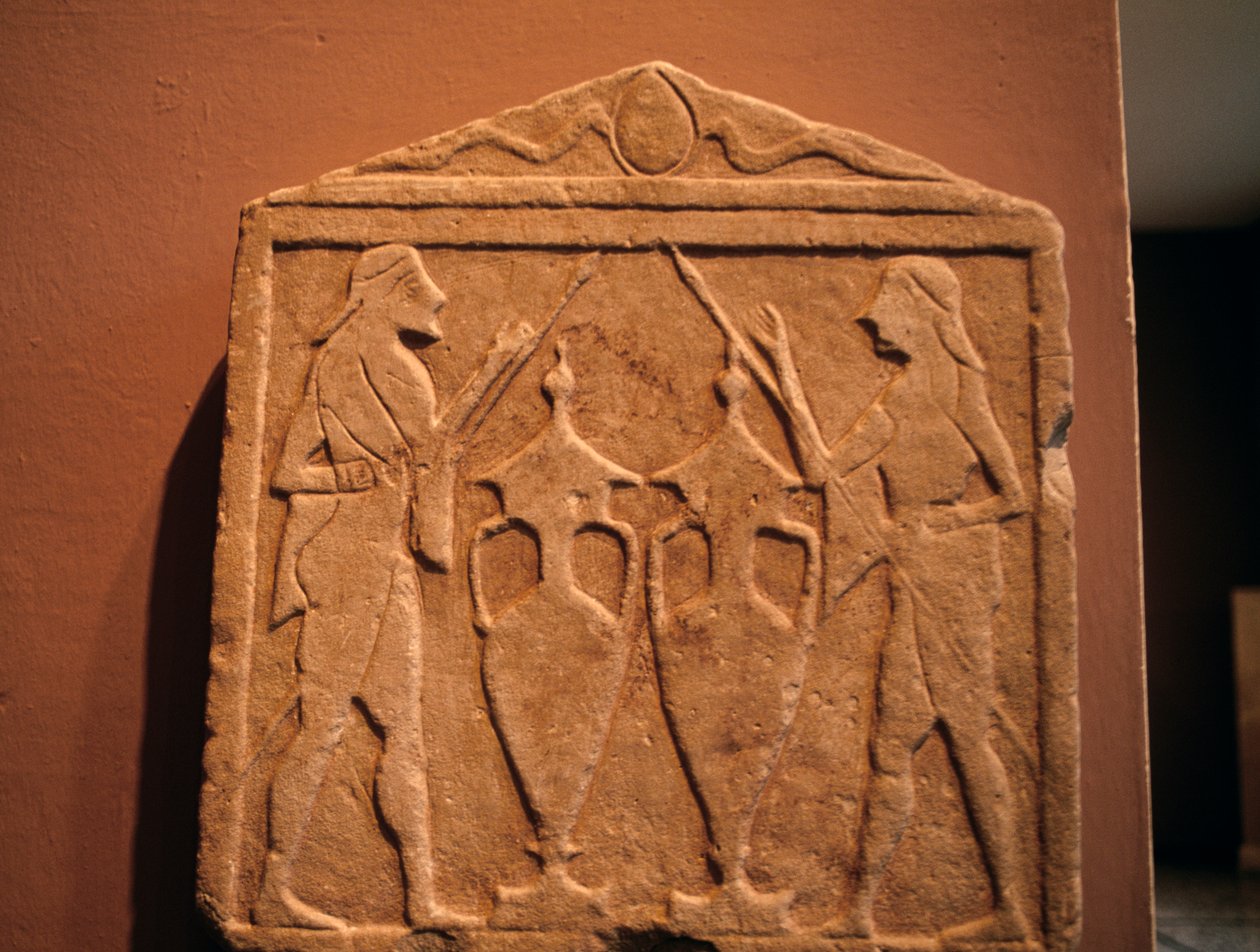 Relief représentant Castor et Pollux, de Sparte, Grèce, civilisation grecque - Unbekannt Unbekannt
