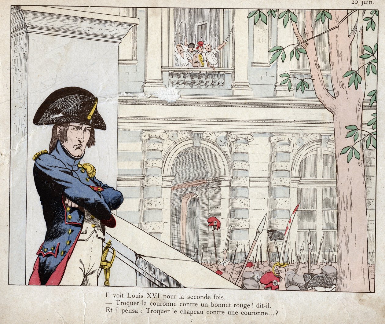 Il vit Louis XVI pour la deuxième fois (Invasion des Tuileries, 20 juin) - pseudonym for Onfray de Breville Jacques Job
