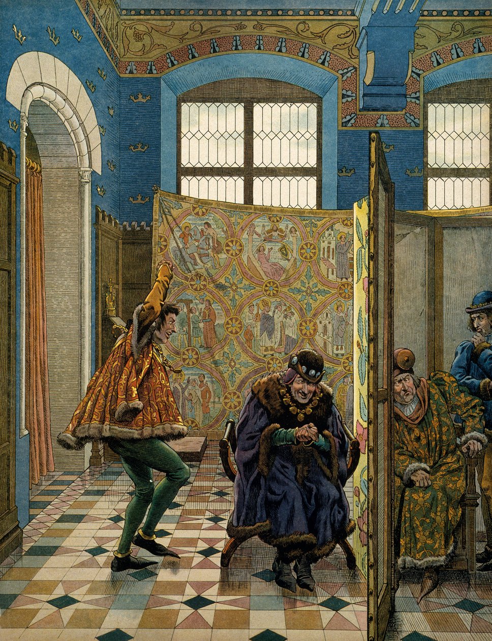 Histoire de France au Moyen Âge : Un des gentilshommes du connétable de Saint-Pol se moque du roi d