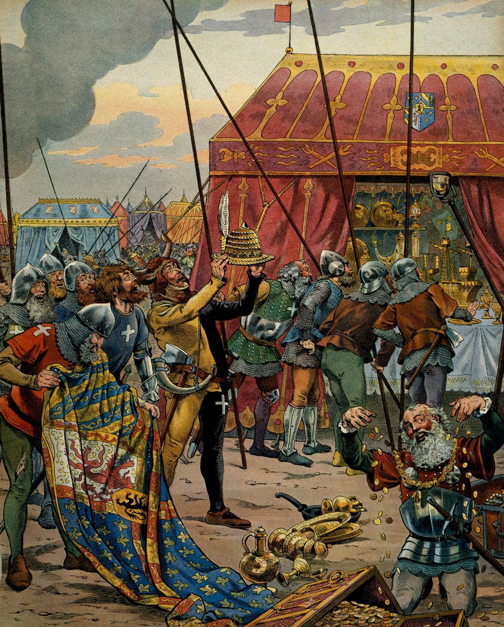 Histoire de France au Moyen Âge : Les Suisses s