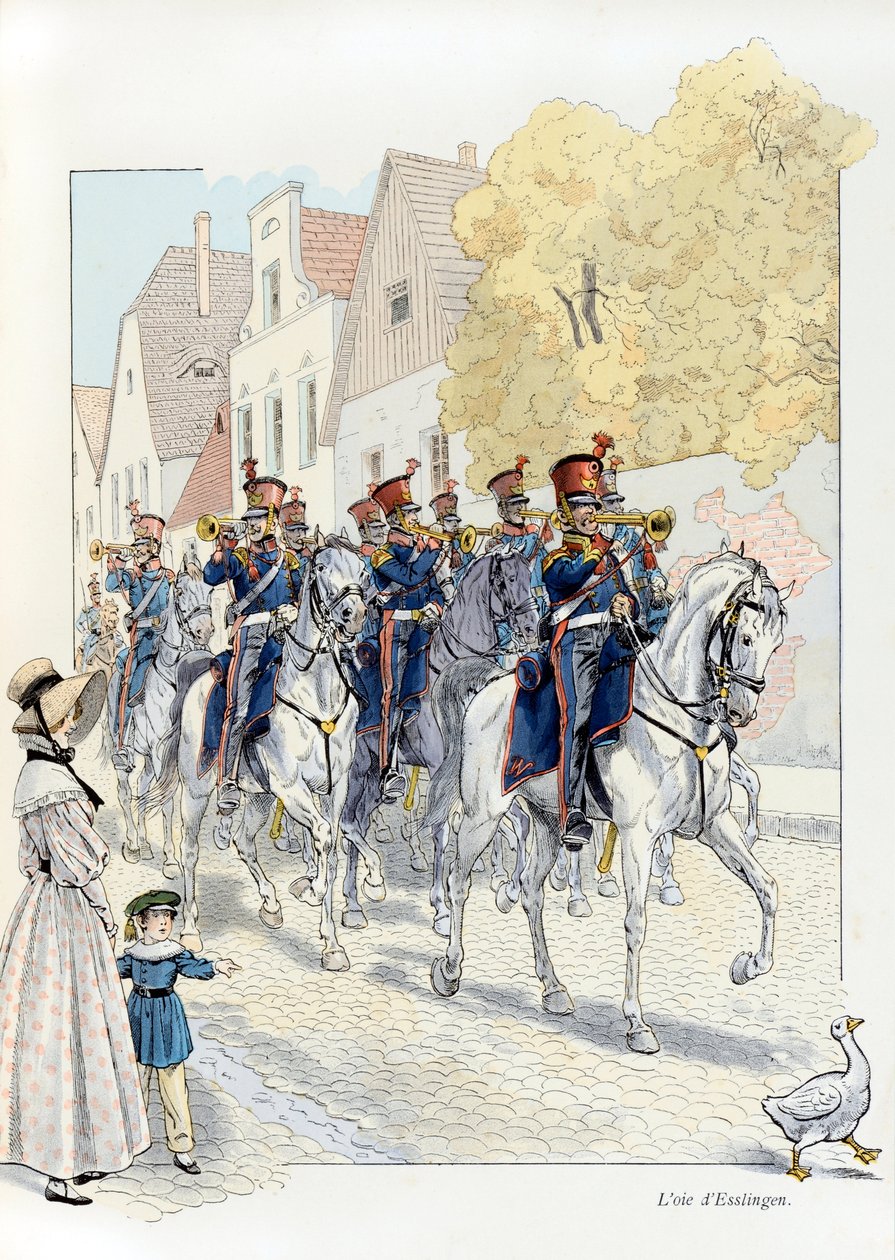 Illustration tirée du livre "À la gloire des bêtes" texte de A. Fabre, dessins de Jacques Marie Gaston Onfray de Bréville dit JOB (1858-1931), éditeur Maison Alfred Mame et fils : L