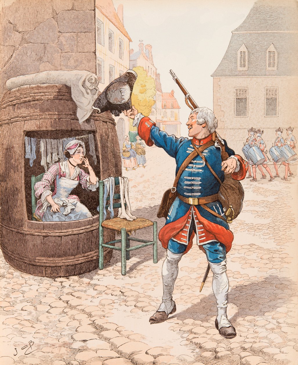 Fanfan la tulipe - pseudonym for Onfray de Breville Jacques Job