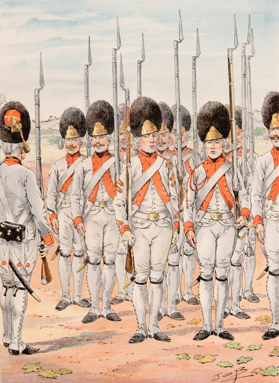 Tenue des troupes françaises à toutes les époques : Grenadiers du Régiment d