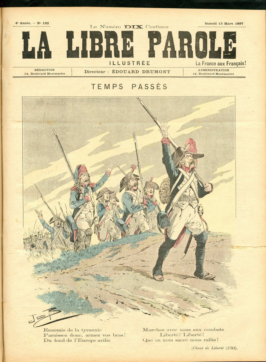 La Libre parole illustrée - pseudonym for Onfray de Breville Jacques Job
