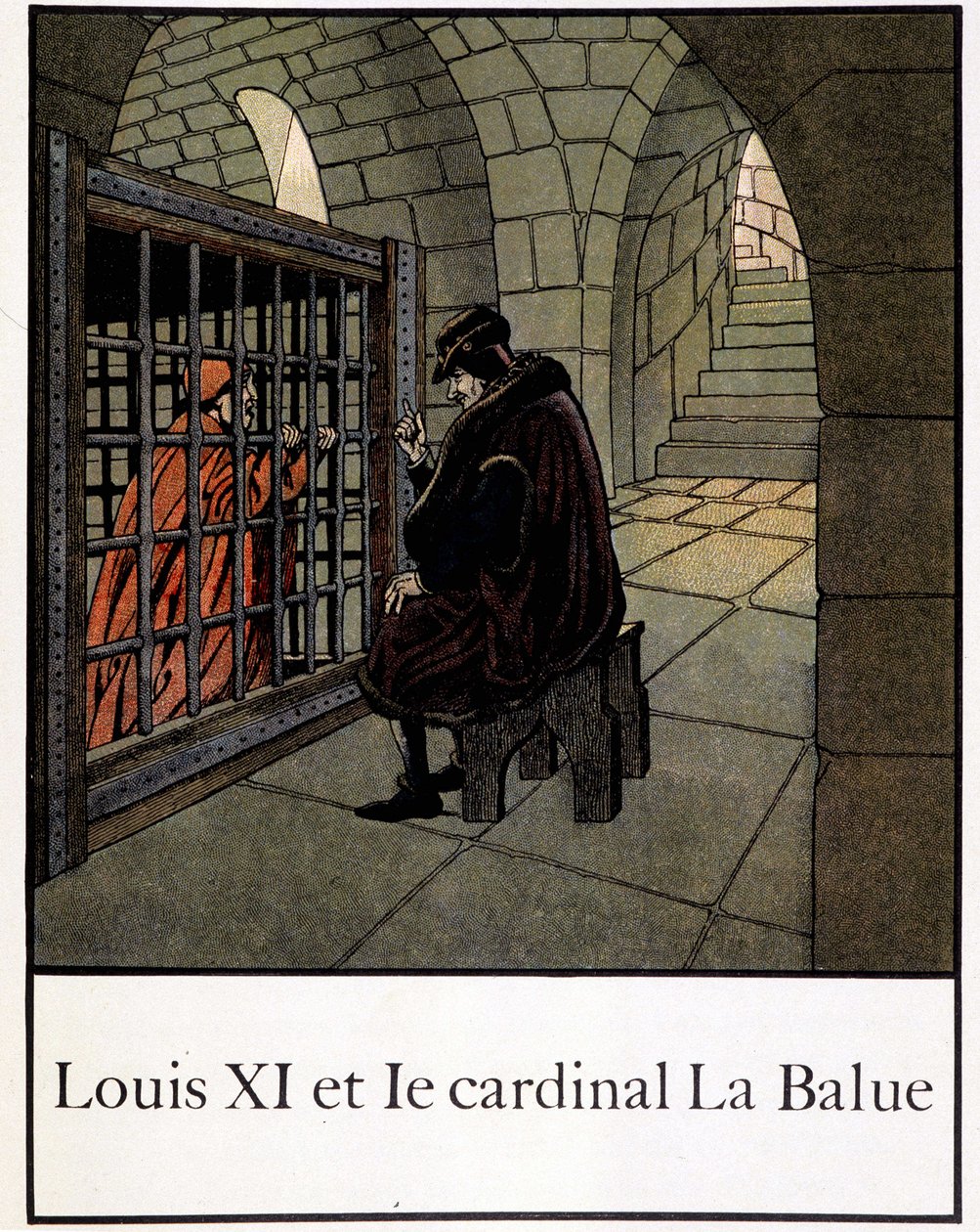 Louis XI et le cardinal La Balue - dans « Petite histoire de France » par Jacques Bainville, éd. Mane - pseudonym for Onfray de Breville Jacques Job
