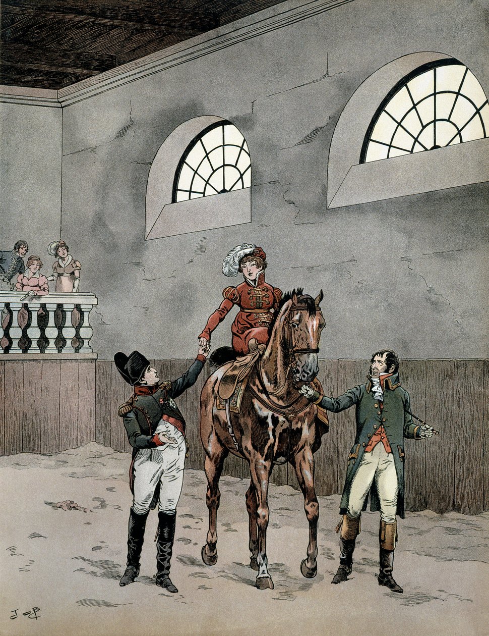 Napoléon Ier Bonaparte (1769-1821) assistait aux leçons d
