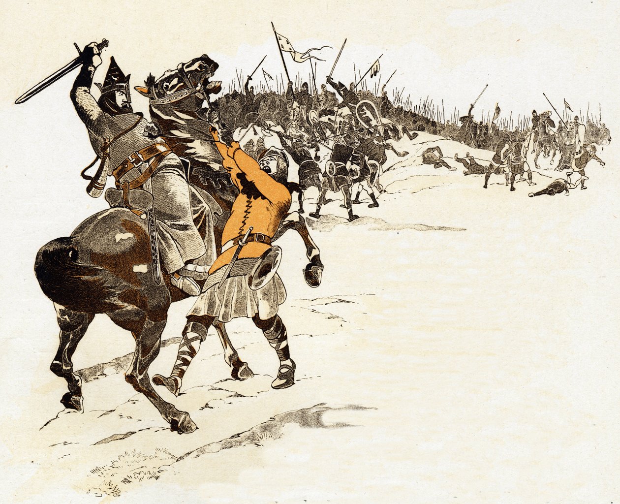 On ne prend jamais le roi des échecs, réponse de Louis VI le Gros (1081-1137), roi des Francs, en tuant le soldat anglais qui avait saisi la bride de son cheval en disant « Le roi est pris ! » à la bataille de Brenneville en Normandie le 20 avril - pseudonym for Onfray de Breville Jacques Job