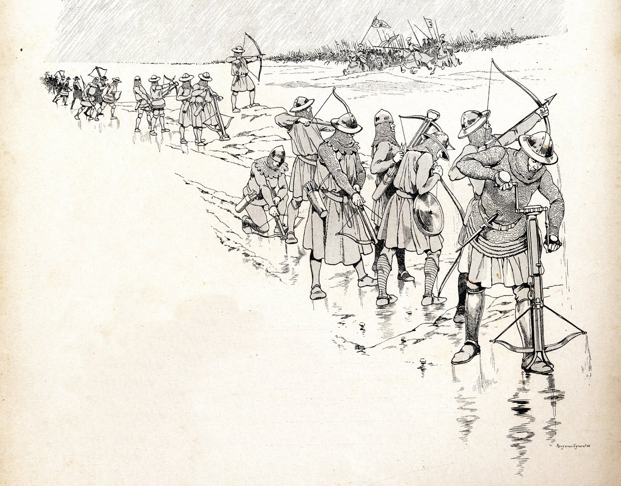 La pluie met hors de combat les archers de l