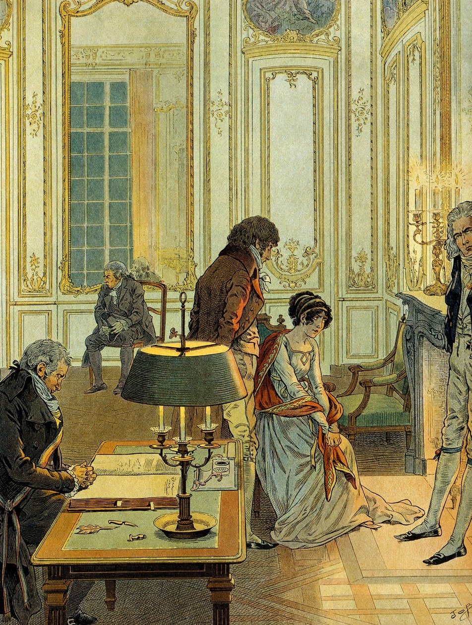 Jour du mariage civil de Napoléon Ier Bonaparte - pseudonym for Onfray de Breville Job