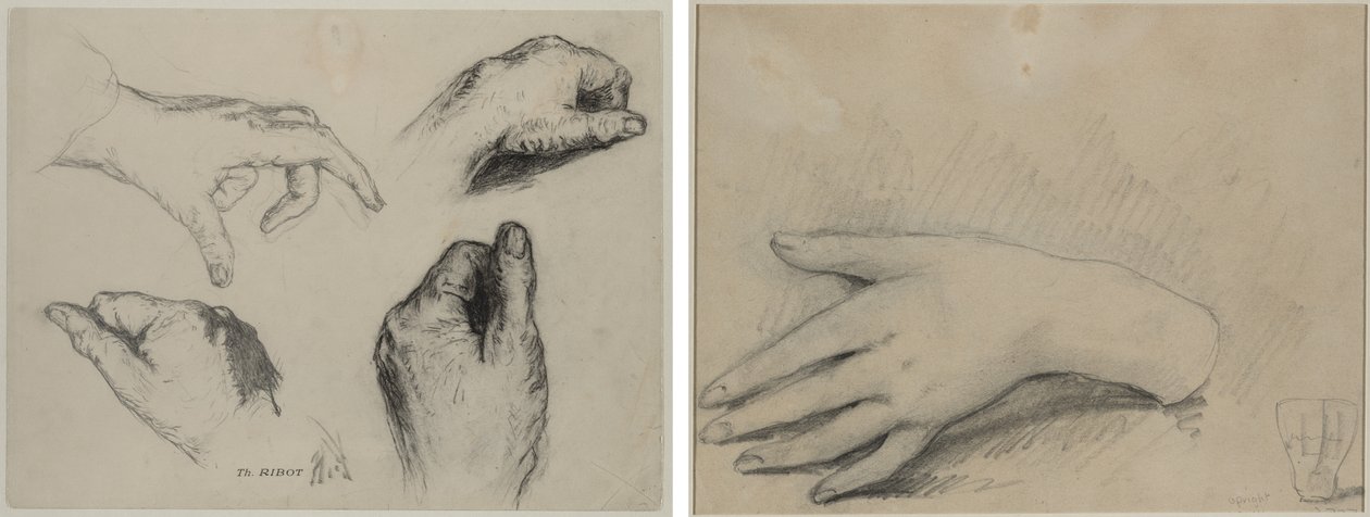 Étude de mains (recto); Étude de la main d