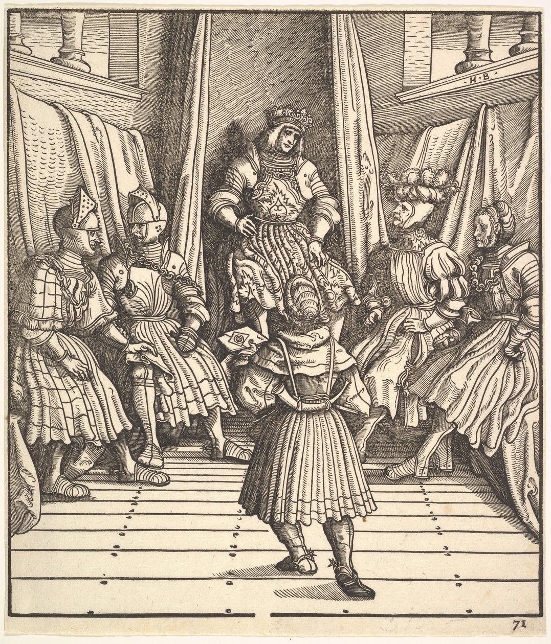 Illustration du Roi Blanc Der Weiß König, 15ème-16ème siècle - the Elder Hans Burgkmair