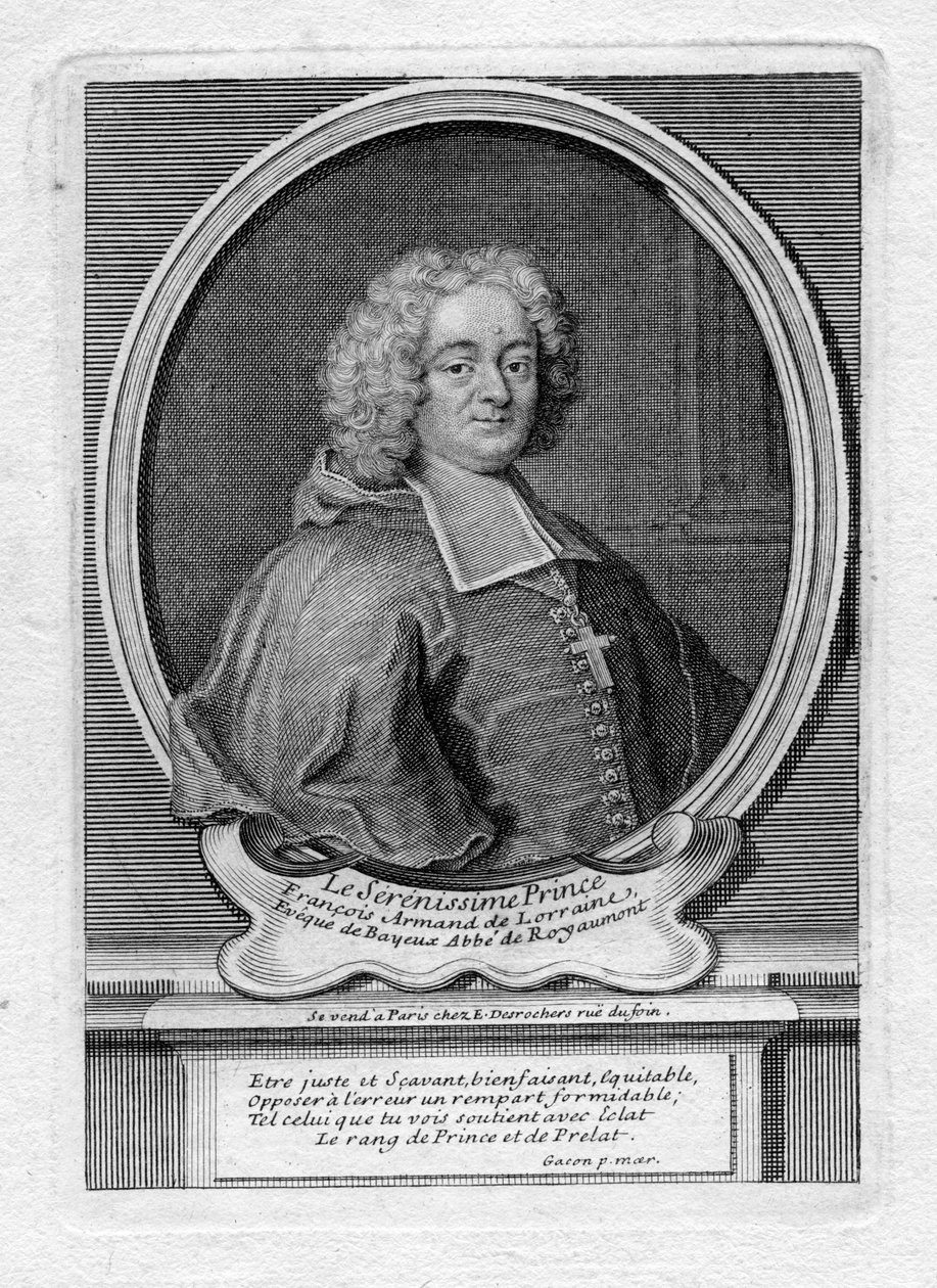 Portrait de François-Armand de Lorraine-Armagnac - Etienne Jehandier Desrochers