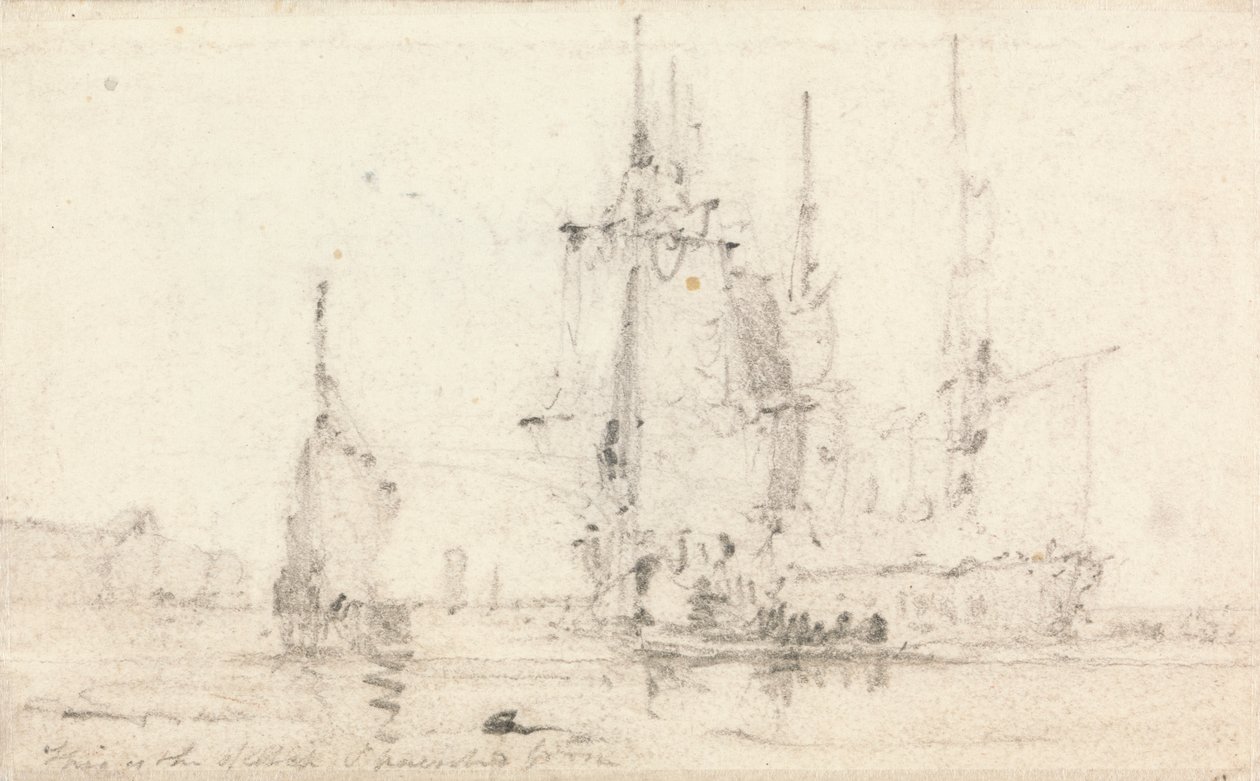 Navires près de la côte - unknown artist
formerly John Constable