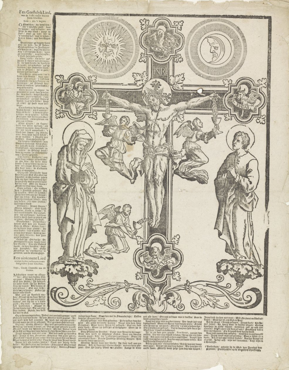 Un chant spirituel, de la Passion de notre Seigneur Jésus-Christ - weduwe Jacobus van Egmont