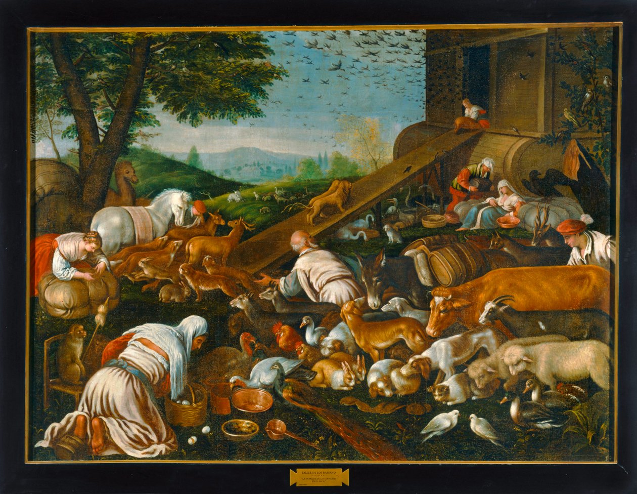 Les animaux entrent dans l