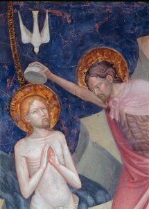 Saint Jean-Baptiste baptise le Christ (détail)