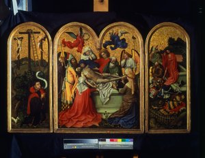 Le Triptyque Seilern - La Mise au tombeau, vers 1425 - Master of Flémalle