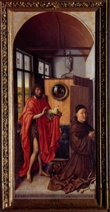Saint Jean-Baptiste et le frère franciscain Henri de Werl