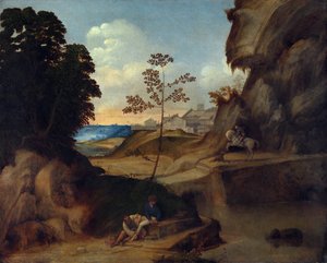 Il Tramonto (Le Coucher de soleil) - Giorgione