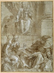 Vierge et Enfant en trône avec Saint Jean-Baptiste, vers 1548 - Veronese