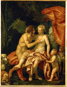 Vénus et Adonis (huile sur toile)